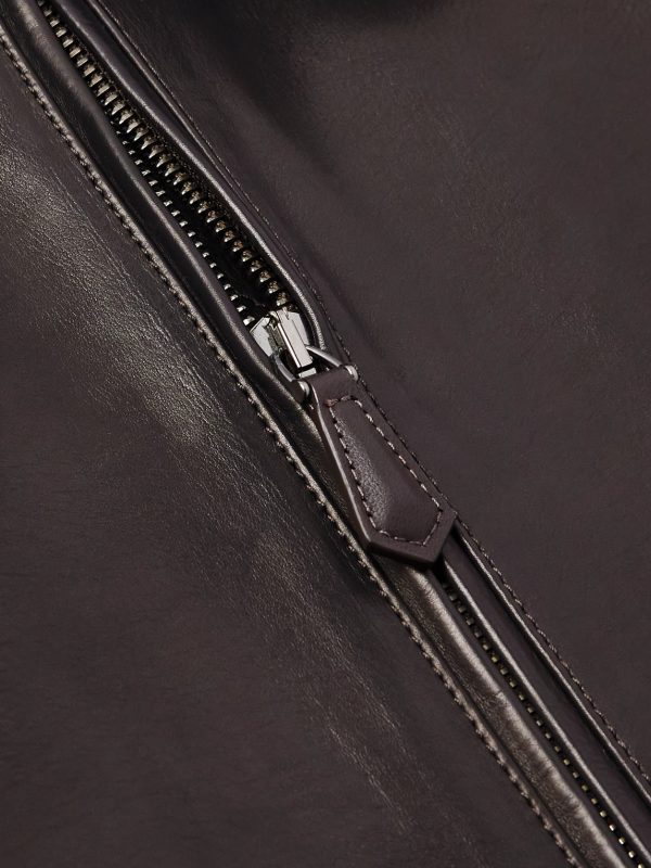 Baydan Shearling-Trimmed Aviator Jacket - CU