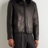 Baydan Shearling-Trimmed Aviator Jacket - FR