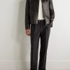 Baydan Shearling-Trimmed Aviator Jacket - OU