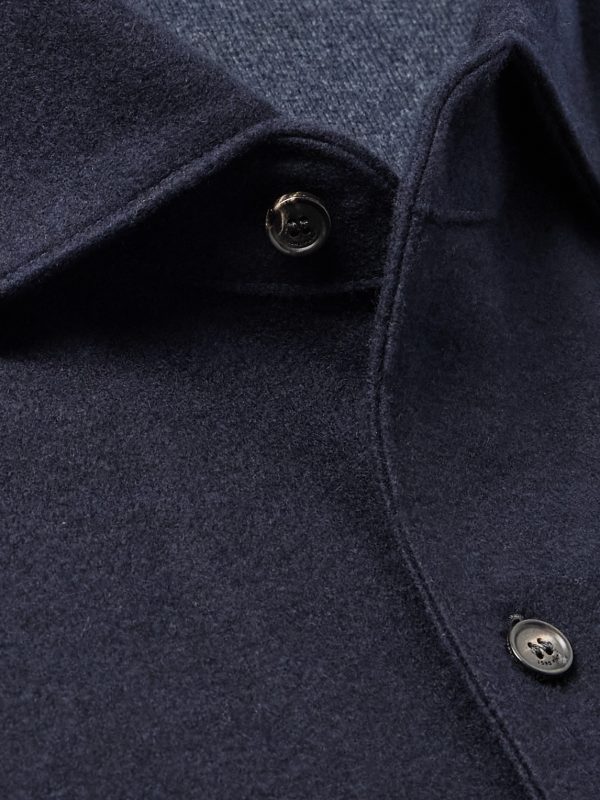 Breia Felt-Panelled CashWish® Overshirt - CU Breia Felt-Panelled CashWish® Overshirt - CU