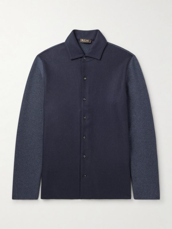 Breia Felt-Panelled CashWish® Overshirt Breia Felt-Panelled CashWish® Overshirt