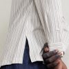 Striped Cotton and Silk-Blend Shirt - CU