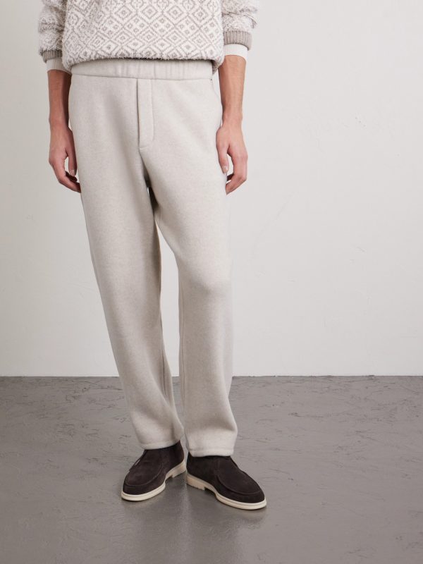 Straight-Leg Wool-Blend Sweatpants - FR