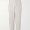 Straight-Leg Wool-Blend Sweatpants