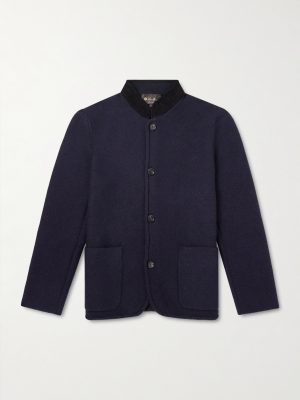 Arola Suede-Trimmed Cashmere-Blend Jacket Arola Suede-Trimmed Cashmere-Blend Jacket