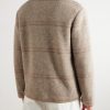 Alta Badia Striped Yak Wool Overshirt - BK