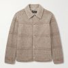 Alta Badia Striped Yak Wool Overshirt