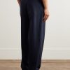 Breia Tapered Wool and Cashmere-Blend Trousers - BK Breia Tapered Wool and Cashmere-Blend Trousers - BK