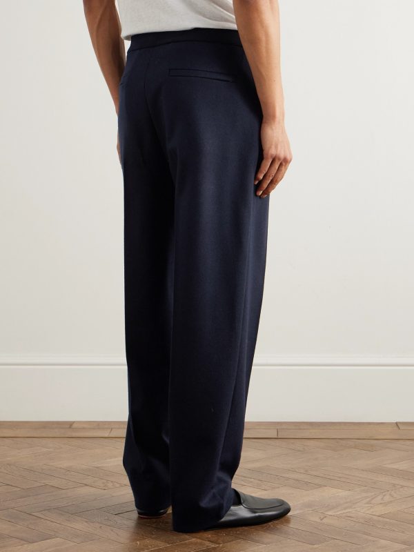 Breia Tapered Wool and Cashmere-Blend Trousers - BK Breia Tapered Wool and Cashmere-Blend Trousers - BK