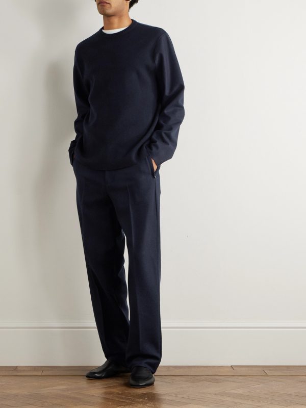 Breia Tapered Wool and Cashmere-Blend Trousers - OU Breia Tapered Wool and Cashmere-Blend Trousers - OU