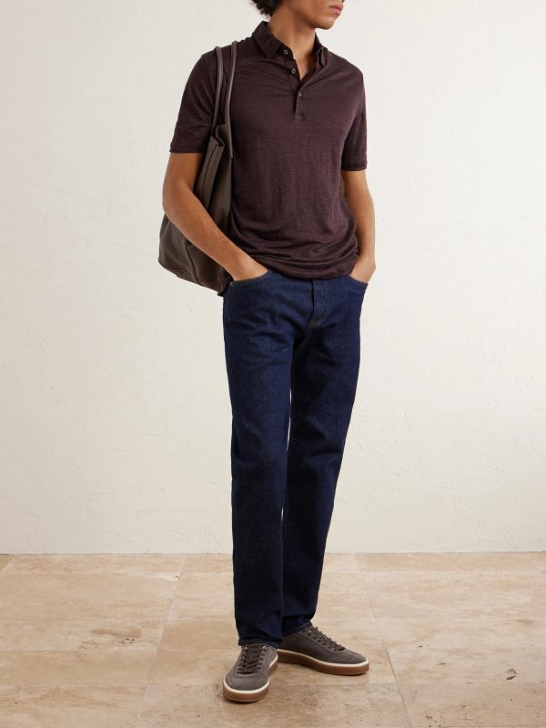 Linen Polo Shirt - OU