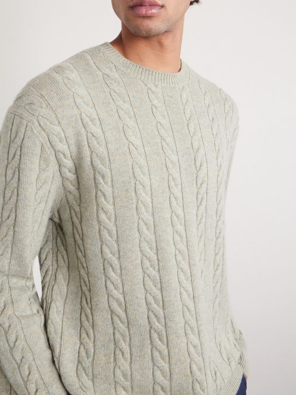 Cedar Cable-Knit Cashmere Sweater - CU Cedar Cable-Knit Cashmere Sweater - CU