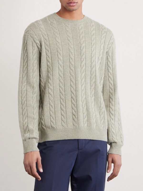 Cedar Cable-Knit Cashmere Sweater - FR Cedar Cable-Knit Cashmere Sweater - FR