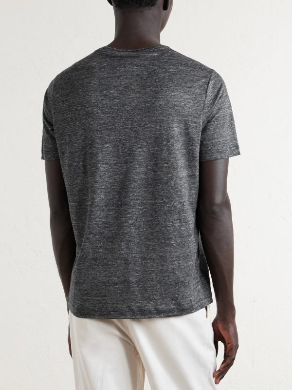 Linen T-Shirt - BK Linen T-Shirt - BK