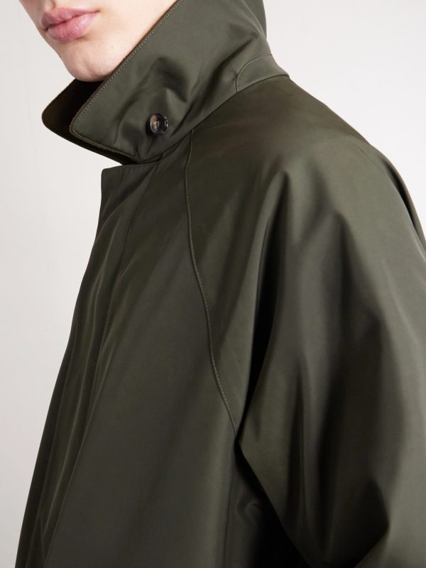 Horsey Leather-Trimmed Storm System® Tech-Shell Field Jacket - CU Horsey Leather-Trimmed Storm System® Tech-Shell Field Jacket - CU