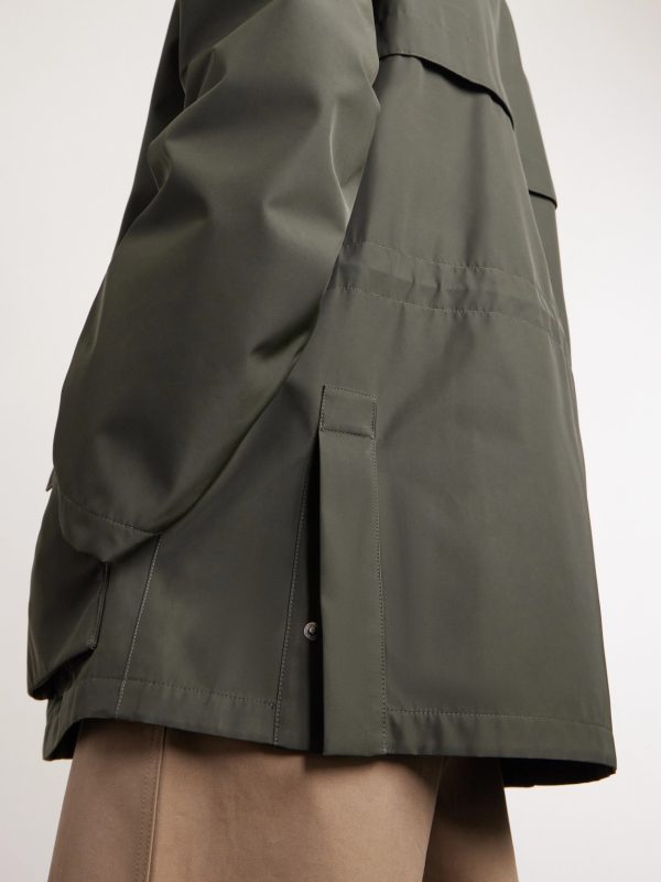 Horsey Leather-Trimmed Storm System® Tech-Shell Field Jacket - E1 Horsey Leather-Trimmed Storm System® Tech-Shell Field Jacket - E1