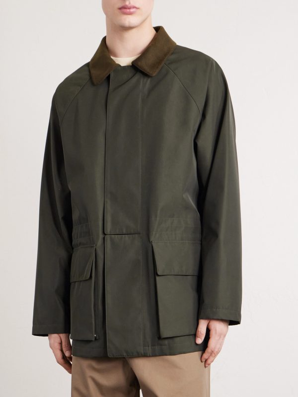 Horsey Leather-Trimmed Storm System® Tech-Shell Field Jacket - FR Horsey Leather-Trimmed Storm System® Tech-Shell Field Jacket - FR