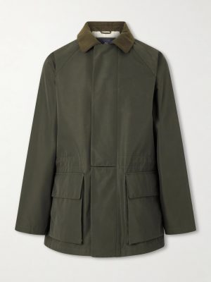 Horsey Leather-Trimmed Storm System® Tech-Shell Field Jacket Horsey Leather-Trimmed Storm System® Tech-Shell Field Jacket