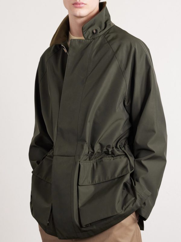 Horsey Leather-Trimmed Storm System® Tech-Shell Field Jacket - OU2 Horsey Leather-Trimmed Storm System® Tech-Shell Field Jacket - OU2