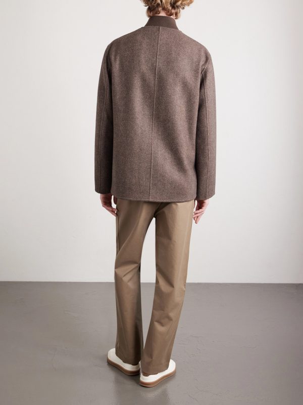 Chilton Herringbone Virgin Wool and Cashmere-Blend Jacket - BK