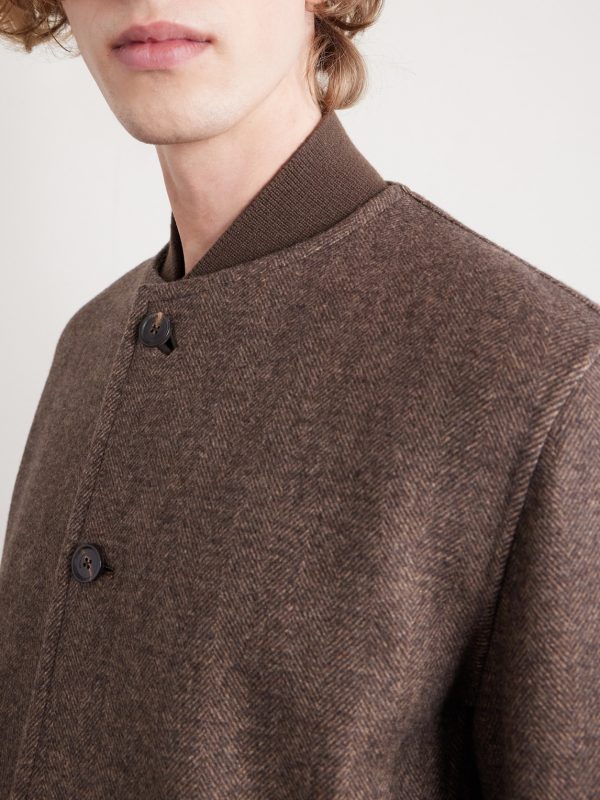 Chilton Herringbone Virgin Wool and Cashmere-Blend Jacket - CU