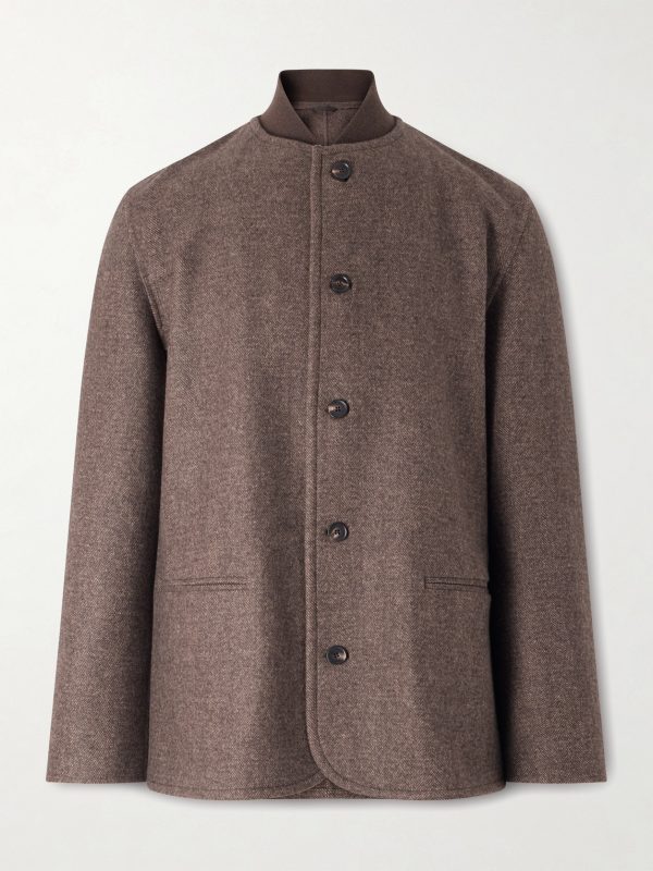 Chilton Herringbone Virgin Wool and Cashmere-Blend Jacket