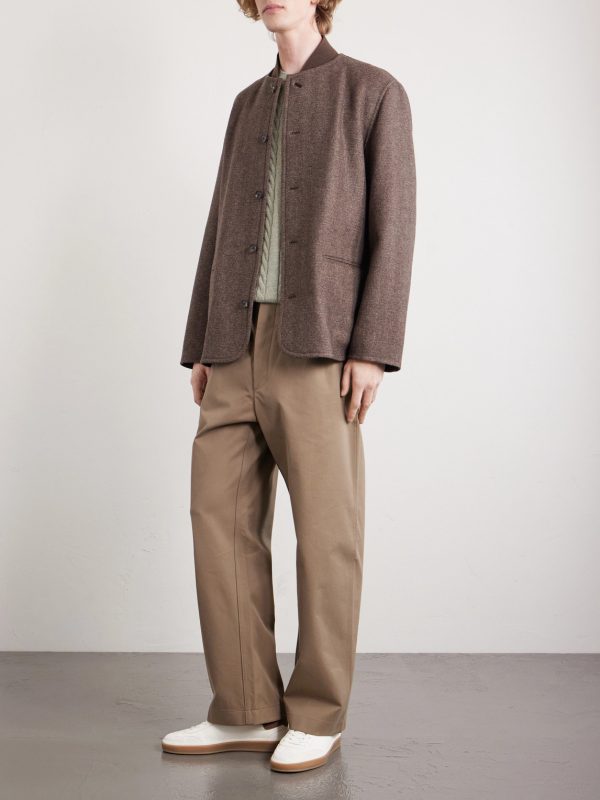 Chilton Herringbone Virgin Wool and Cashmere-Blend Jacket - OU