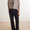 Franco Leather-Trimmed Virgin Wool Shirt - OU Franco Leather-Trimmed Virgin Wool Shirt - OU