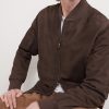 Ivy Padded Suede Bomber Jacket - CU Ivy Padded Suede Bomber Jacket - CU