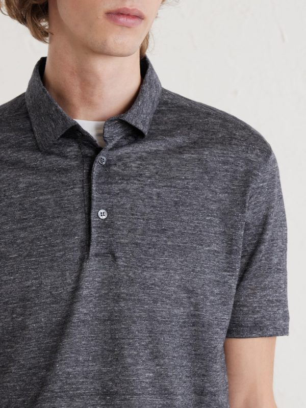 Linen Polo Shirt - CU Linen Polo Shirt - CU