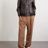 Halden Full-Grain Leather Bomber Jacket - OU