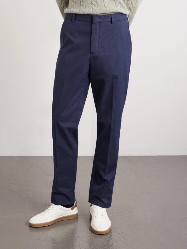 Jarno Slim-Fit Straight-Leg Cotton-Twill Trousers - FR Jarno Slim-Fit Straight-Leg Cotton-Twill Trousers - FR