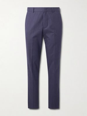 Jarno Slim-Fit Straight-Leg Cotton-Twill Trousers