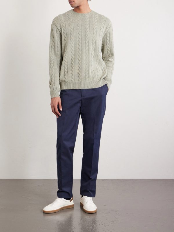 Jarno Slim-Fit Straight-Leg Cotton-Twill Trousers - OU Jarno Slim-Fit Straight-Leg Cotton-Twill Trousers - OU
