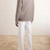 Walnut Cable-Knit Virgin Wool, Cashmere and Silk-Blend Cardigan - BK Walnut Cable-Knit Virgin Wool, Cashmere and Silk-Blend Cardigan - BK