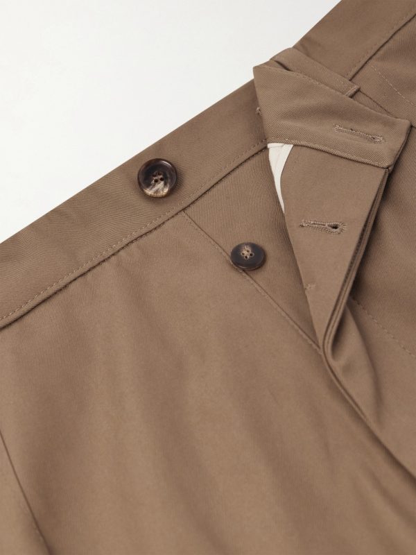 Fuji Cleveland Cotton-Gabardine Wide-Leg Trousers - E1 Fuji Cleveland Cotton-Gabardine Wide-Leg Trousers - E1