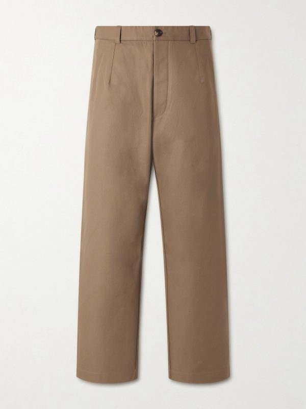 Fuji Cleveland Cotton-Gabardine Wide-Leg Trousers Fuji Cleveland Cotton-Gabardine Wide-Leg Trousers