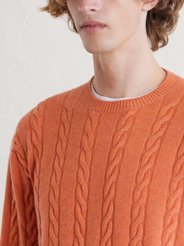 Cedar Cable-Knit Cashmere Sweater - CU