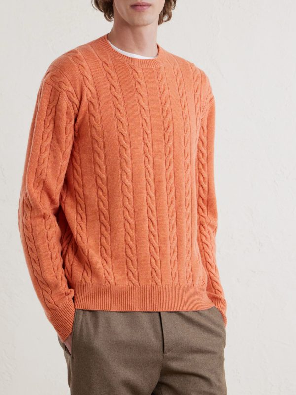Cedar Cable-Knit Cashmere Sweater - FR