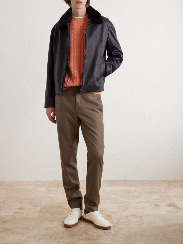 Cedar Cable-Knit Cashmere Sweater - OU