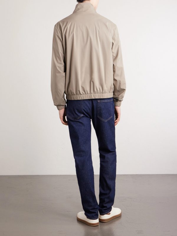 Reversible Windmate® Storm System® Nylon and Cashmere Blouson Jacket - BK Reversible Windmate® Storm System® Nylon and Cashmere Blouson Jacket - BK