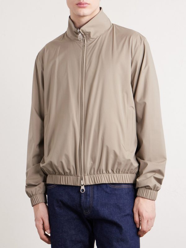 Reversible Windmate® Storm System® Nylon and Cashmere Blouson Jacket - FR Reversible Windmate® Storm System® Nylon and Cashmere Blouson Jacket - FR