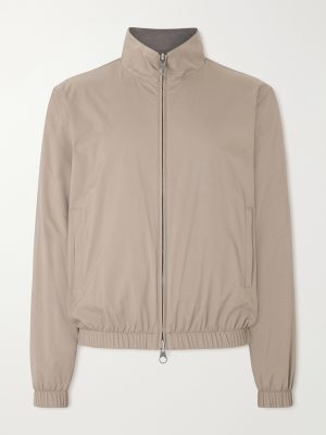 Reversible Windmate® Storm System® Nylon and Cashmere Blouson Jacket Reversible Windmate® Storm System® Nylon and Cashmere Blouson Jacket