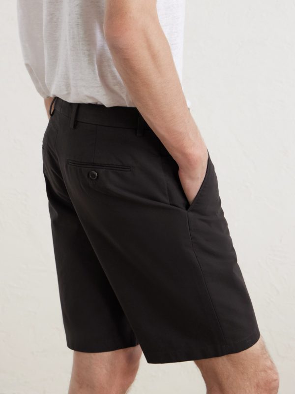 Jarno Straight-Leg Stretch-Cotton Bermuda Shorts - CU Jarno Straight-Leg Stretch-Cotton Bermuda Shorts - CU