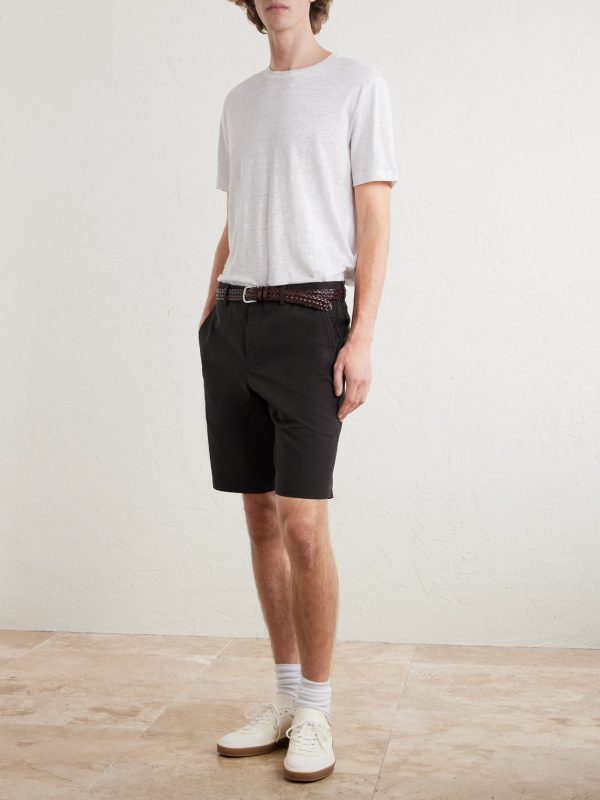 Jarno Straight-Leg Stretch-Cotton Bermuda Shorts - OU Jarno Straight-Leg Stretch-Cotton Bermuda Shorts - OU