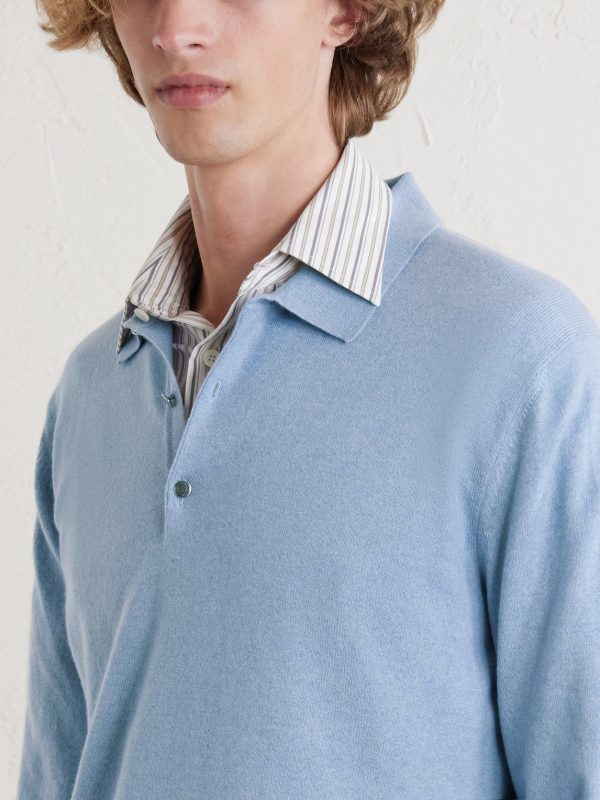 Cashmere Polo Shirt - CU Cashmere Polo Shirt - CU