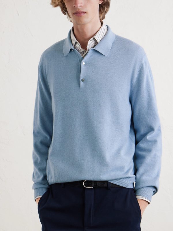 Cashmere Polo Shirt - FR Cashmere Polo Shirt - FR