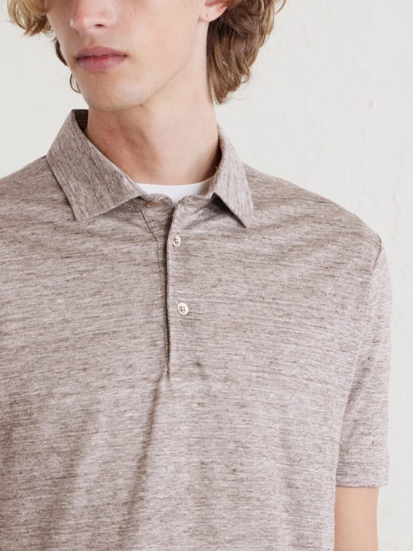 Linen Polo Shirt - CU Linen Polo Shirt - CU