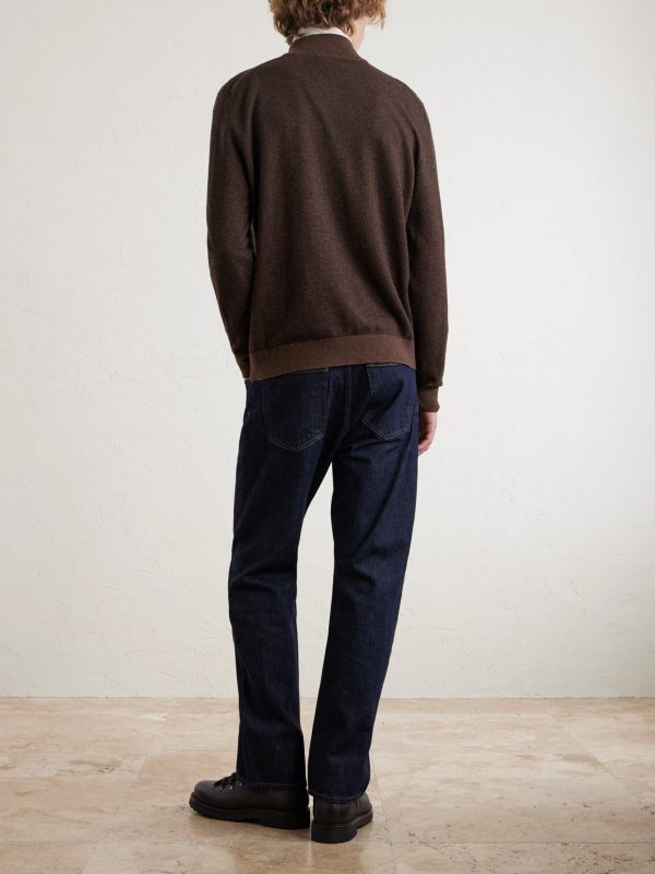 Roadster Cashmere Half-Zip Sweater - BK Roadster Cashmere Half-Zip Sweater - BK