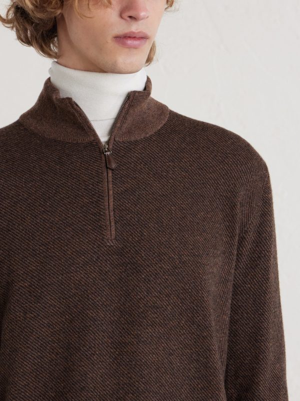 Roadster Cashmere Half-Zip Sweater - CU Roadster Cashmere Half-Zip Sweater - CU
